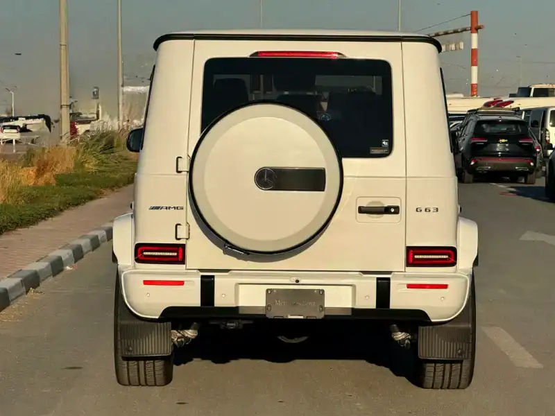 2025 Mercedes-Benz G-Class G 63 AMG AUCTION GRADE 5/A V8 White Black Wagon