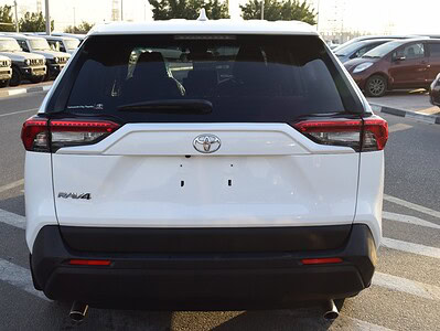 2019 Toyota Rav 4 2.5L 4 Cylinder Engine White Black SUV AT
