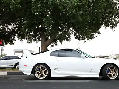 1996 Toyota Supra Premium 6 Cylinders Engine White Black Sports Car