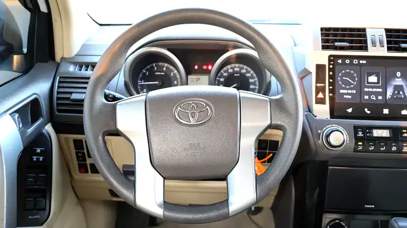 2015 Toyota Prado TX 4 Cylinders Engine Petrol White Beige SUV GCC Specs