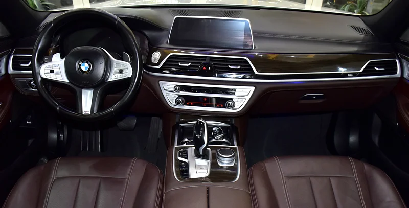 2022 BMW 7-Series 730Li 4 Cylinders Engine Petrol White Brown Sedan