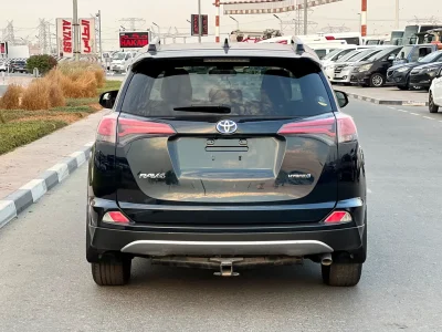 2017 Toyota Rav 4 XLE Hybrid 4 Cylinder Engine Blue Black SUV AT