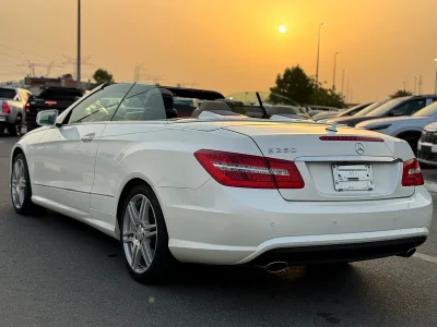 2010 Mercedes-Benz E-Class E 350 6 Cylinders Engine White Beige Convertible