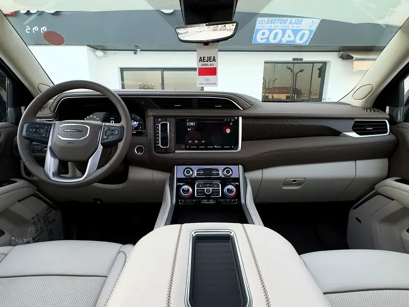 2024 GMC YUKON DENALI V8 Engine 6.2 litres AT Black Beige SUV GCC Specs
