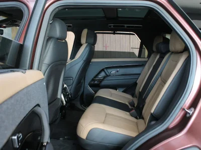 2025 Land Rover Range Rover Sport SE P550e Hybrid 3.0L 6 Cylinder Maroon Tan