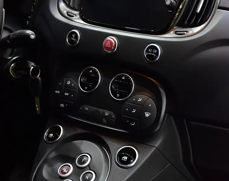 2023 Abarth 695 Turismo 4 Cylinders Engine Orange Black Hatchback