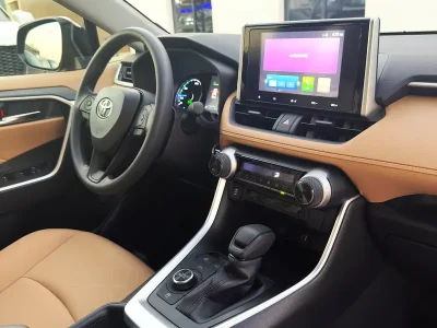 2025 Toyota Rav 4 XLE Hybrid 4 Cylinders Engine Black Beige SUV GCC Specs