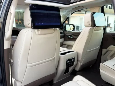 2024 GMC YUKON DENALI V8 Engine 6.2 litres AT Black Beige SUV GCC Specs