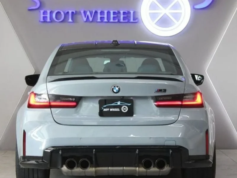 2024 BMW M3 Competition 3.0 litres 6 Cylinders Engine Grey Blue Sedan