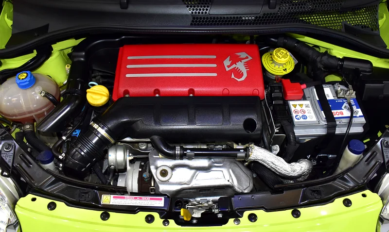 2022 Abarth 595 Competizione 4 Cylinders Engine Green Black Hatchback