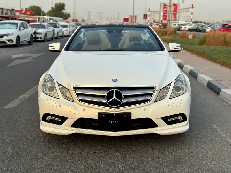 2010 Mercedes-Benz E-Class E 350 6 Cylinders Engine White Beige Convertible