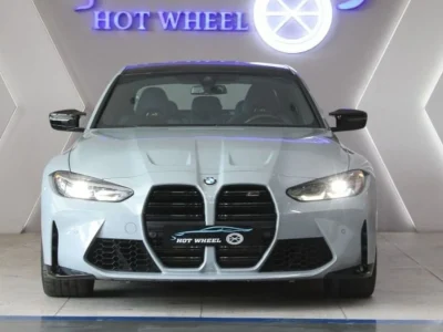2024 BMW M3 Competition 3.0 litres 6 Cylinders Engine Grey Blue Sedan