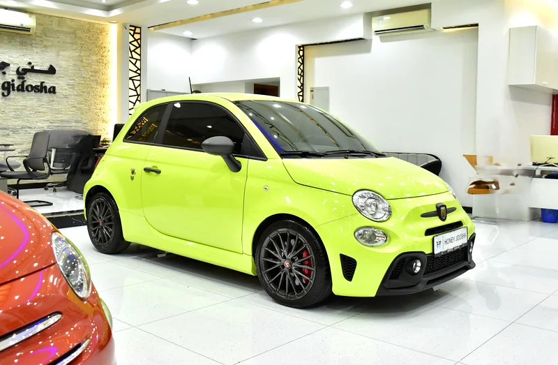 2022 Abarth 595 Competizione 4 Cylinders Engine Green Black Hatchback