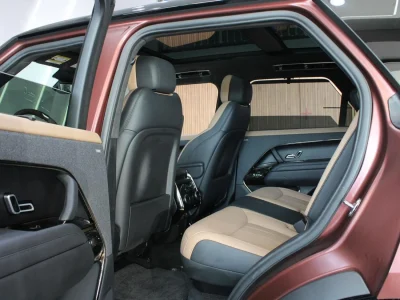 2025 Land Rover Range Rover Sport SE P550e Hybrid 3.0L 6 Cylinder Maroon Tan
