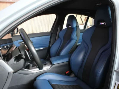 2024 BMW M3 Competition 3.0 litres 6 Cylinders Engine Grey Blue Sedan