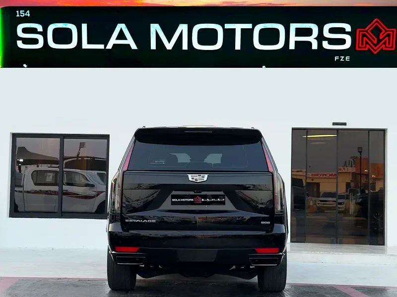 2022 Cadillac Escalade 600 Black Edition 8 Cylinders Engine Black Maroon SUV