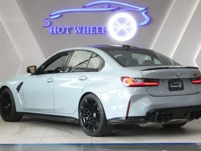 2024 BMW M3 Competition 3.0 litres 6 Cylinders Engine Grey Blue Sedan