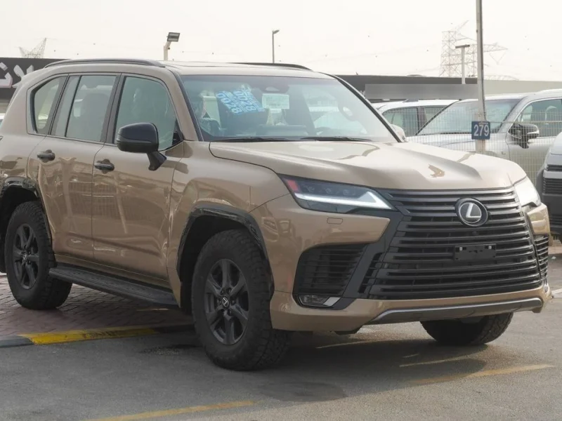 2025 Lexus LX 600 3.5 litre V6 Engine Beige Grey SUV GCC Specs
