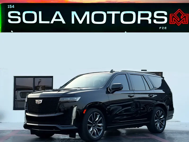 2022 Cadillac Escalade 600 Black Edition 8 Cylinders Engine Black Maroon SUV