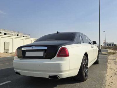 2015 Rolls-Royce Ghost 6.6L Twin-Turbocharged V12 White Tan Luxury Sedan