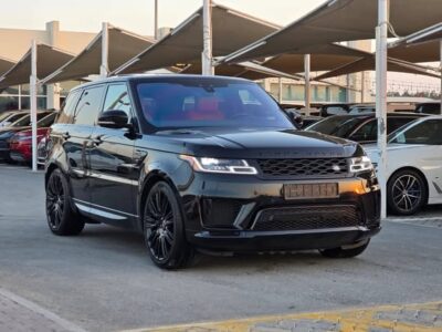 2021 Land Rover Range Rover Sport Supercharged V6 3.0L Engine Black Red SUV