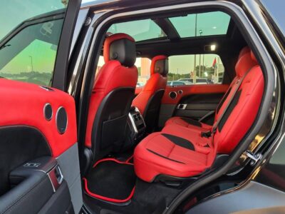 2021 Land Rover Range Rover Sport Supercharged V6 3.0L Engine Black Red SUV