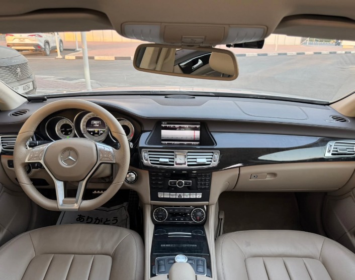 Mercedes-Benz CLS550 AMG Package 4.7L V8 Biturbo Silver Tan Sedan RWD
