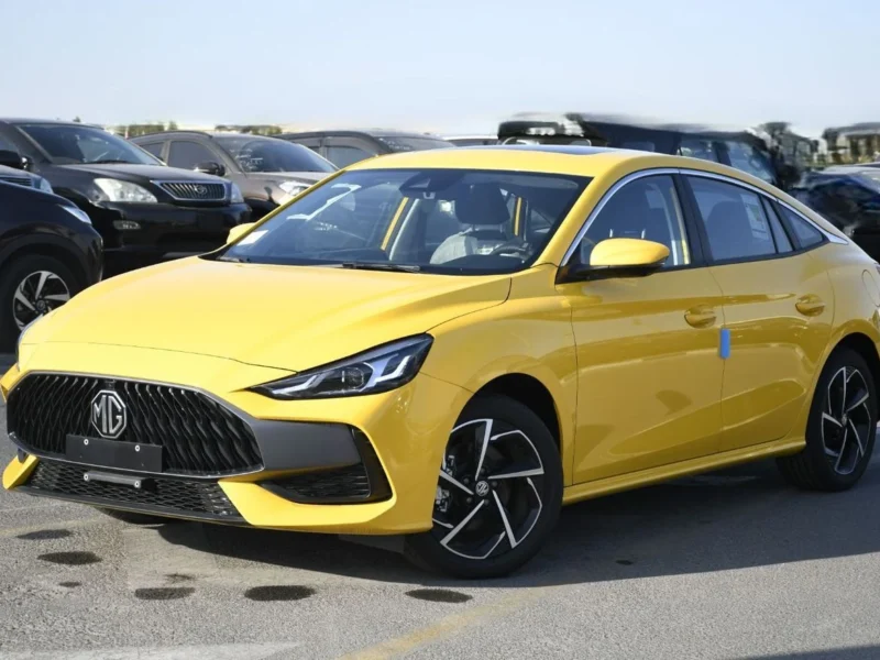 2025 MG GT 1.5L Turbo Petrol Full Option Yellow Black Sedan GCC Specs