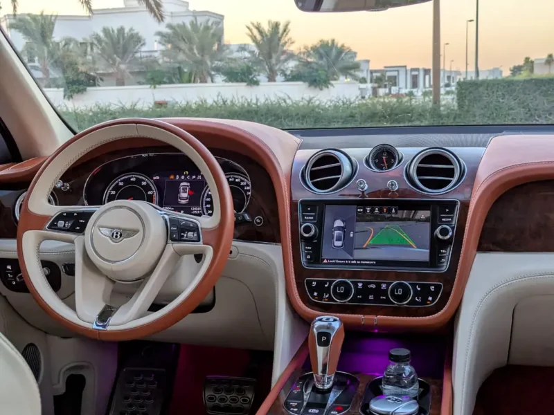 2018 Bentley Bentayga Design Series 12 Cylinders Engine White Beige SUV