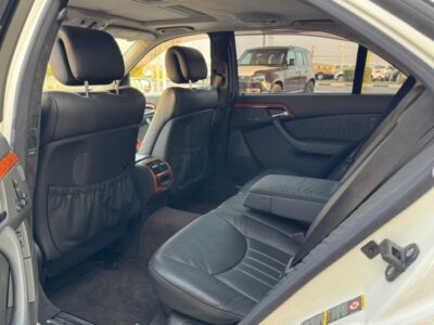 2005 Mercedes-Benz S55 AMG 5.4 Liters Supercharged V8 Engine White Grey Sedan