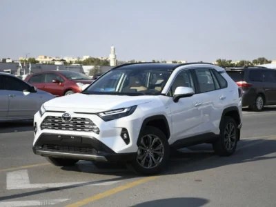 2025 Toyota RAV 4 2.5L HEV Limited Full Option White Beige Crossover AWD