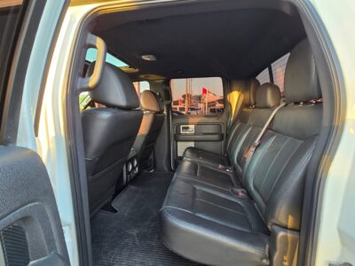 2011 Ford Raptor 6.2 Liters V8 Cylinder Petrol Engine White Black Pick Up Truck