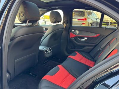2017 Mercedes-Benz C63S AMG 4.0 Liters V8 Engine Black Red Sedan RWD