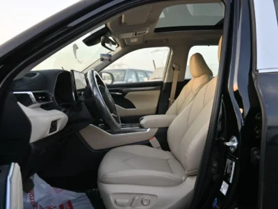 2025 Toyota Highlander 2.5L 4 Cylinders Engine Hybrid Limited Black Grey SUV