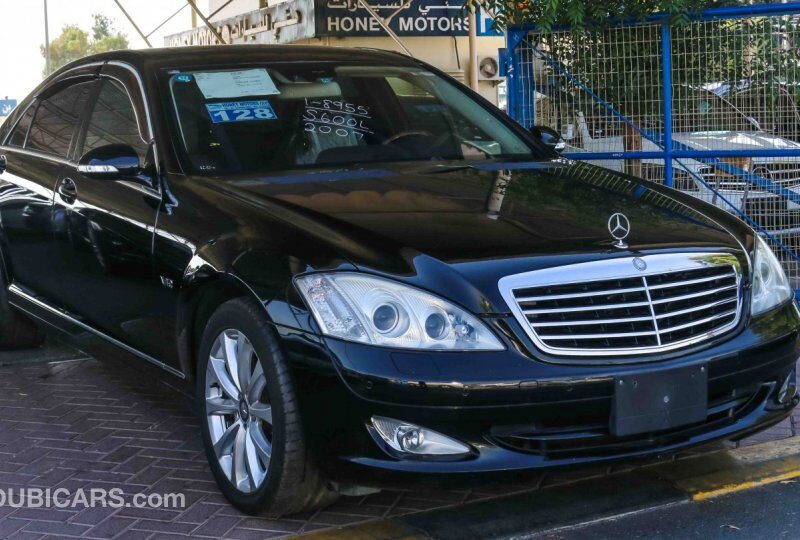 2007 Mercedes-Benz S 600L 5.5 Liters V12 Twin-Turbo Engine Black Sedan