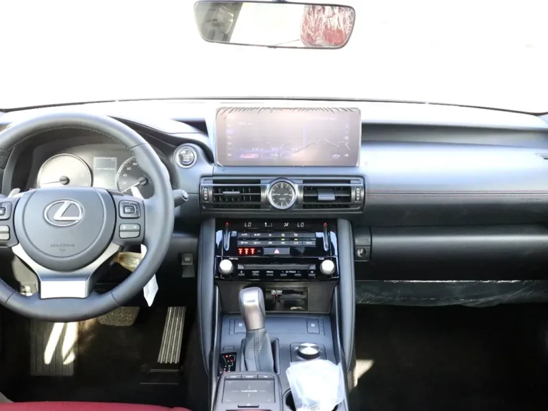 2025 Lexus IS-Series Other 6 Cylinders Engine Grey Red Sedan GCC Specs