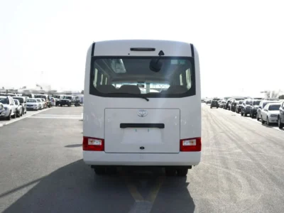 2025 Toyota Coaster 2.7L 4 Cylinders Engine White Grey Bus GCC Specs