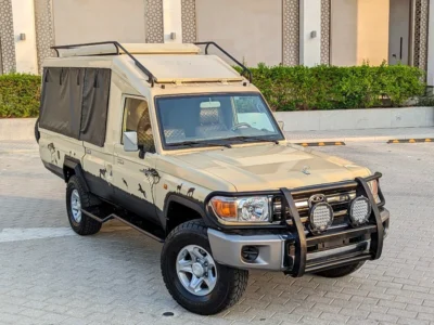 2019 Toyota Land Cruiser 70 Other 6 Cylinders Engine Beige Brown GCC Specs