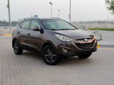 2014 Hyundai Tucson GDI 4 Cylinders Engine Brown Beige SUV GCC Specs