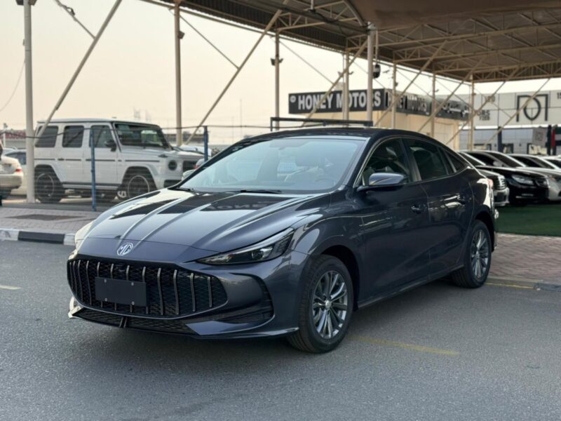 2025 MG 5 MG 1.5 Litre 4 Cylinders Engine Petrol Grey Black Sedan