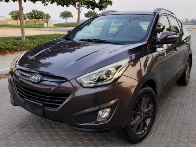 2014 Hyundai Tucson GDI 4 Cylinders Engine Brown Beige SUV GCC Specs