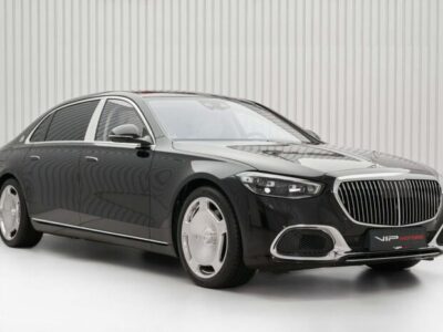 2024 Mercedes-Maybach S580 4MATIC 4.0L Twin-Turbo V8 Black Beige Sedan