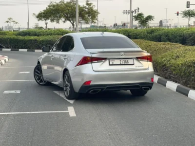 2017 Lexus IS200T Lexus IS 200T 2.0 L 4 Cylinders Engine Silver Red Sedan RWD