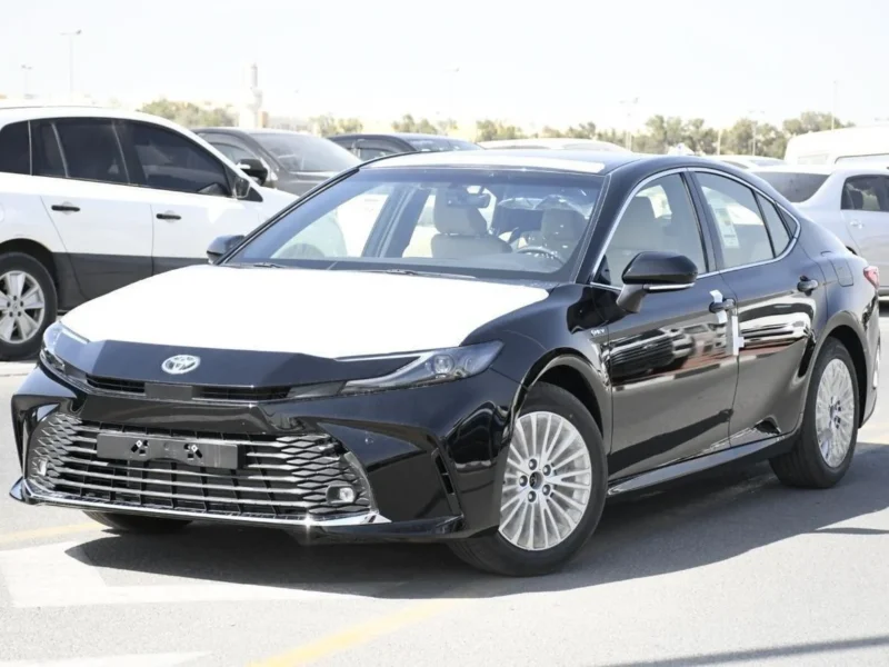 2025 Toyota Camry LE 2.5L V4 Engine Hybrid Car Black Beige Sedan GCC Specs