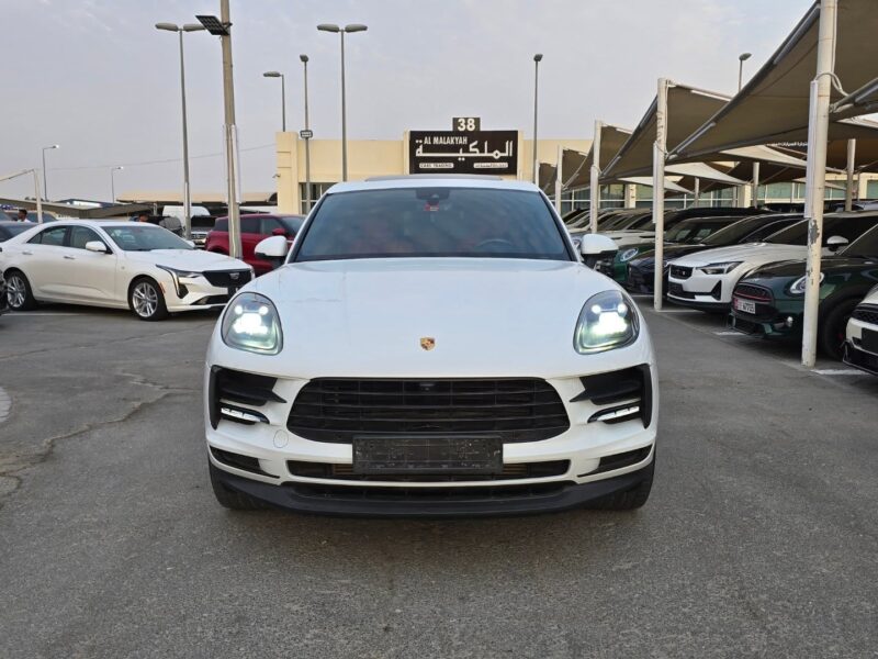 2020 Porsche Macan 2.0 Liters Inline-4 Cylinders Engine White Red Luxury SUV