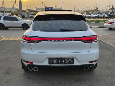 2020 Porsche Macan 2.0 Liters Inline-4 Cylinders Engine White Red Luxury SUV