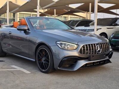 2018 Mercedes-Benz E300 2.0L inline-4 Turbo Engine Grey Orange Convertible