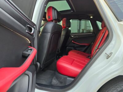 2020 Porsche Macan 2.0 Liters Inline-4 Cylinders Engine White Red Luxury SUV