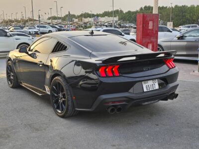 2024 Ford Mustang 5.0 Liters V8 Engine Black Coupe Manual Gear
