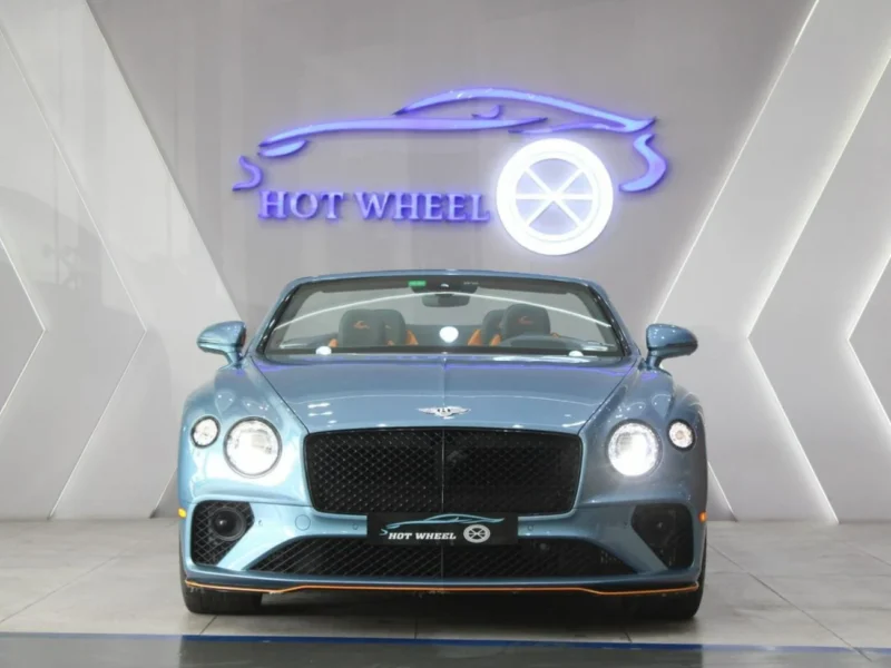 2023 Bentley Continental GT 4.0T V8 Engine Blue Orange Convertible